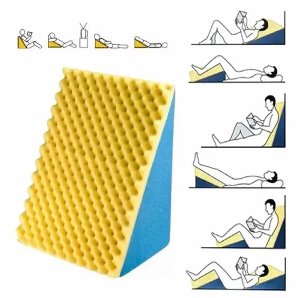Travesseiro Triangular Anti Refluxo Suave Encosto - Imagem 3