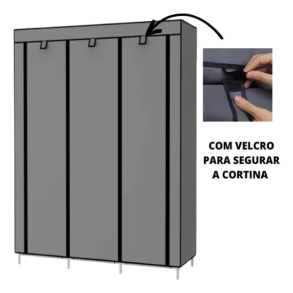 Organizador De Roupeiro Dobrável Portátil - Imagem 3