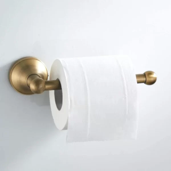 Suporte De Papel para Banheiro em Latão Sem Tampa, 20cm - Imagem 3