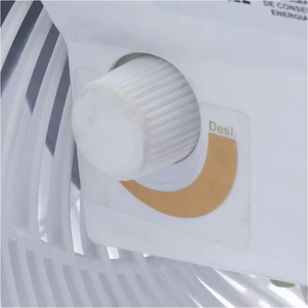 OSCILANTE-Mini Ventilador Portátil Branco, Ventilador De Mesa De Plástico, Refrigerador De Ar, Ar Condicionado, Ar co, Ventilador De Mesa, 50 BI-Volt - Imagem 5