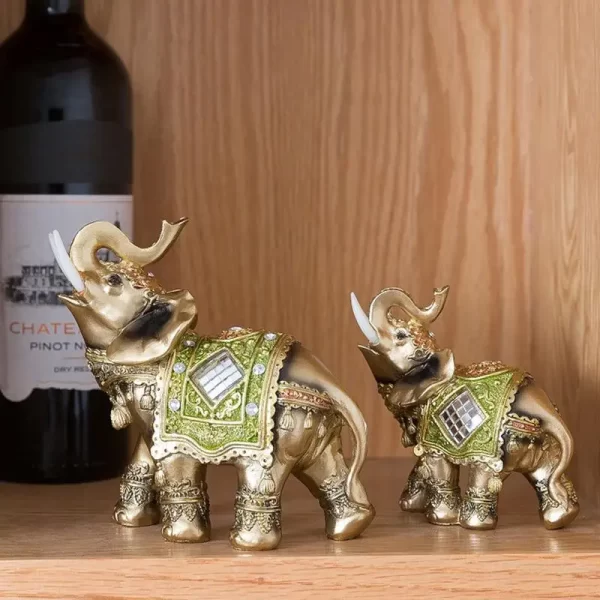 Elefante Feng Shui em Resina - Imagem 3