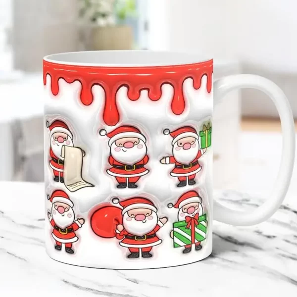 Caneca De Natal De Cerâmica Com Alça - Imagem 4