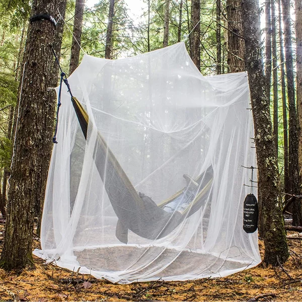 Mosquiteiro De Teto Para Cama De Casal Queen Super King - Imagem 5