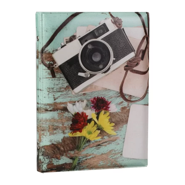 Álbum 40 Fotos 15X21 Luva Câmera e Flores - Imagem 4