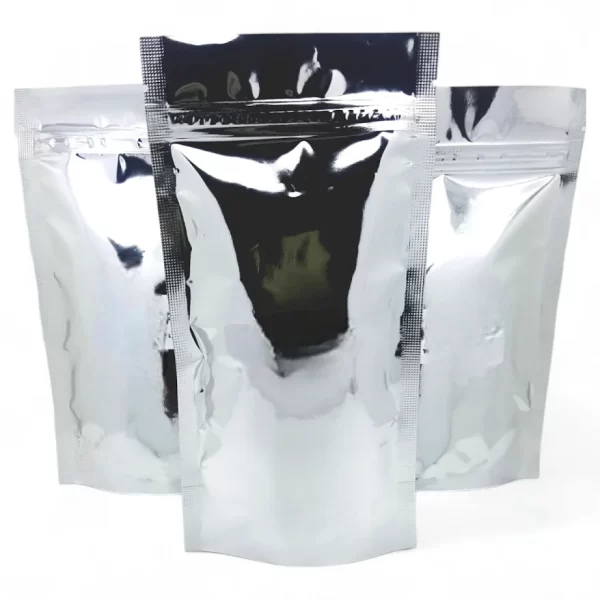 50 Sacos Laminados Metalizados Com Zip Lock 10x15x5 - Imagem 2
