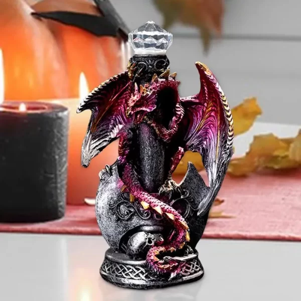 Mysterious Dragon Figurine para Decoração - Imagem 5