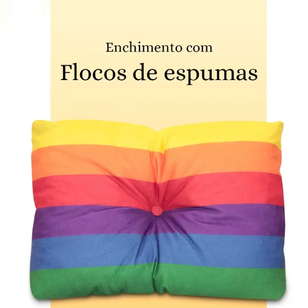 Kit 2 Peças Almofadas com Enchimento Flocos de Espuma 45x65 cm - Imagem 5
