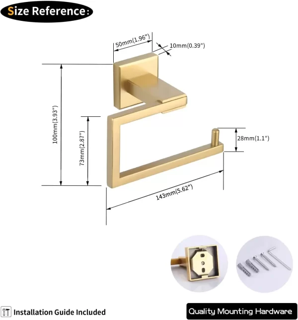 Suporte de Papel Alemão 304 Inoxidável Matte - Imagem 6