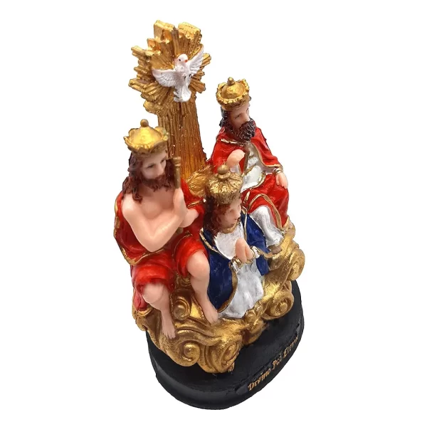 Imagem Santíssima Trindade Divino Pai Eterno em Resina 15cm - Imagem 4
