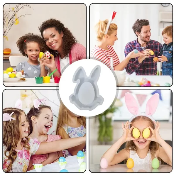 Coelho Páscoa Silicone Molde para Velas - Imagem 6