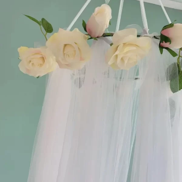 Mosquiteiro Estilo Princesa para Cama de Bebê - Imagem 3