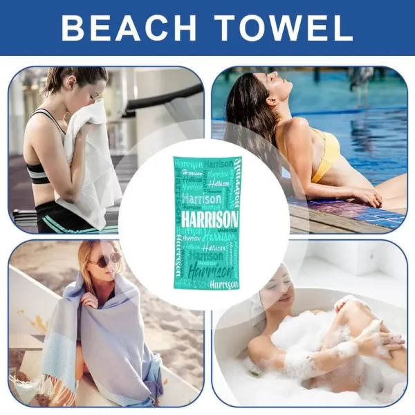 Toalha Seca Rápida para Praia - Imagem 4