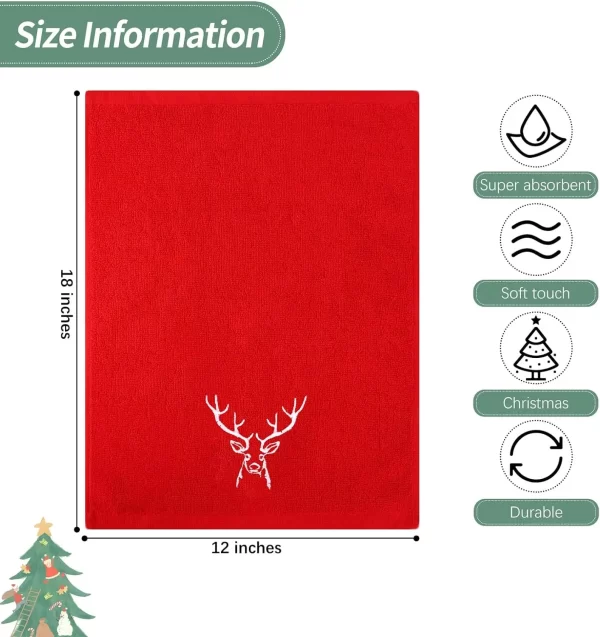 Toalhas Decorativas Natal, 3 pcs - Imagem 2
