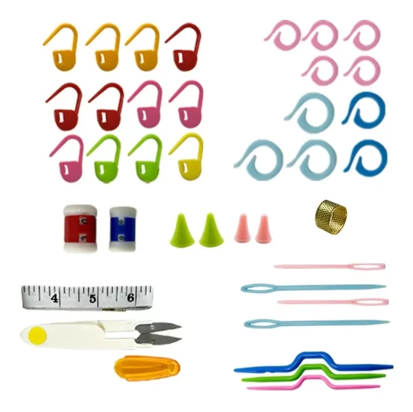 Kit Crochê Completo Para Fazer Amigurumi Agulhas Acessórios - Imagem 2