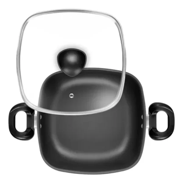 Panelas de Cozimento Preto e Fritadeiras 5 pcs - Imagem 3