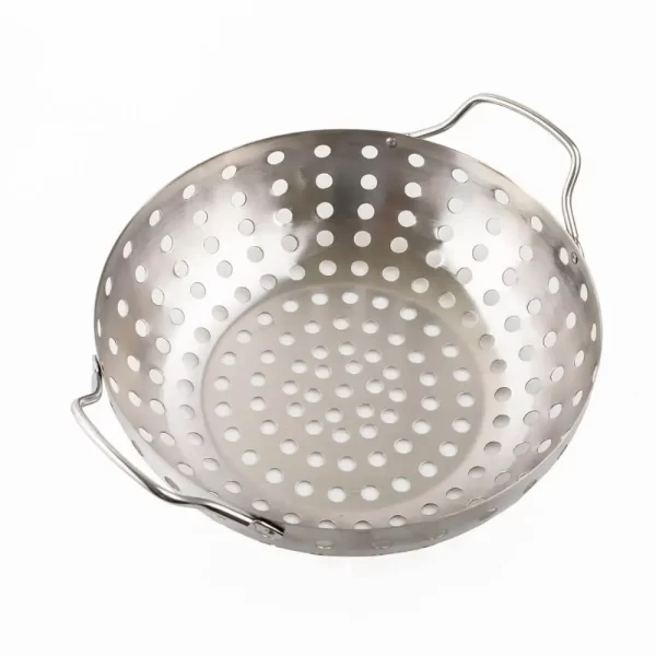 Jogo para Churrasco Bandeja Wok Faca e Chaira 4 peças Prana - Imagem 3