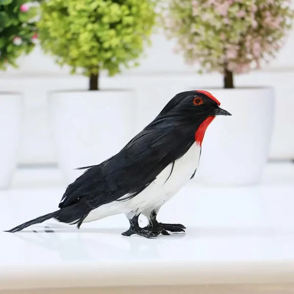 Esculturas De Pássaros Realistas Para Decoração - Imagem 2