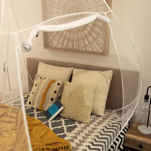 Mosquiteiro para Cama de Solteiro Dobrável Pratico E Portátil - Imagem 2