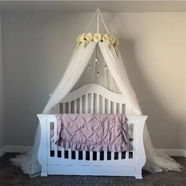Mosquiteiro Estilo Princesa para Cama de Bebê - Imagem 4