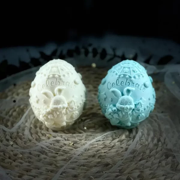 Molde de Ovo de Páscoa para Velas - Imagem 3