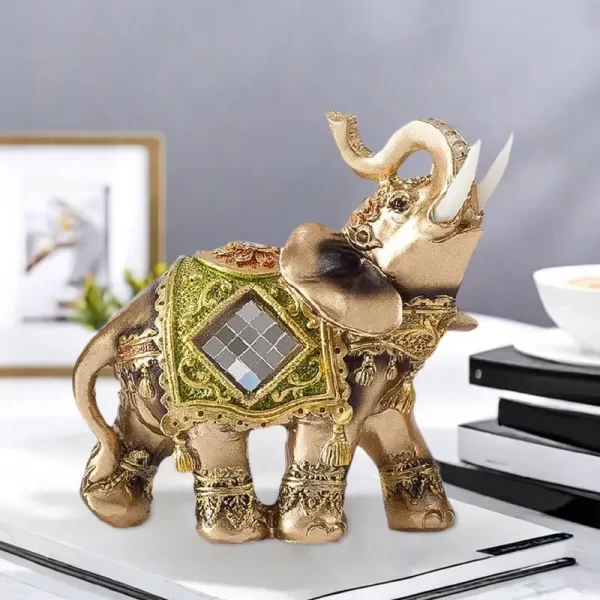 Elefante Feng Shui em Resina - Imagem 6