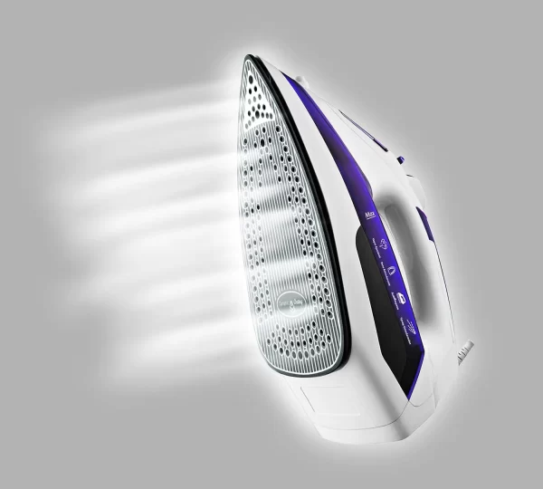 Ferro A Vapor Expresso Cerâmico, Branco, Lilás, 1200W, 127V, F-40, Ferrosasteam - Imagem 6