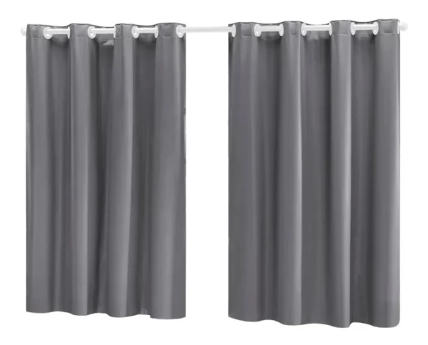Cortina para Sala Quarto em Tecido Oxford Cinza 3,00x1,80 - Imagem 2