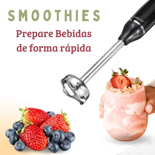 Poderoso Vertical Turbo Chef Mixer, 500W, 4 em 1, para Whey Beverage, Sorvete e Sucos, 110V - Imagem 3