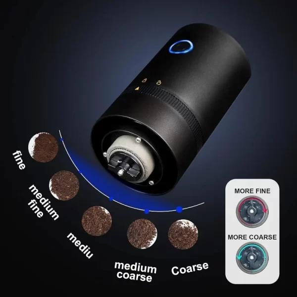 Moedor de Café Portátil Automático para Acampamento - Imagem 5