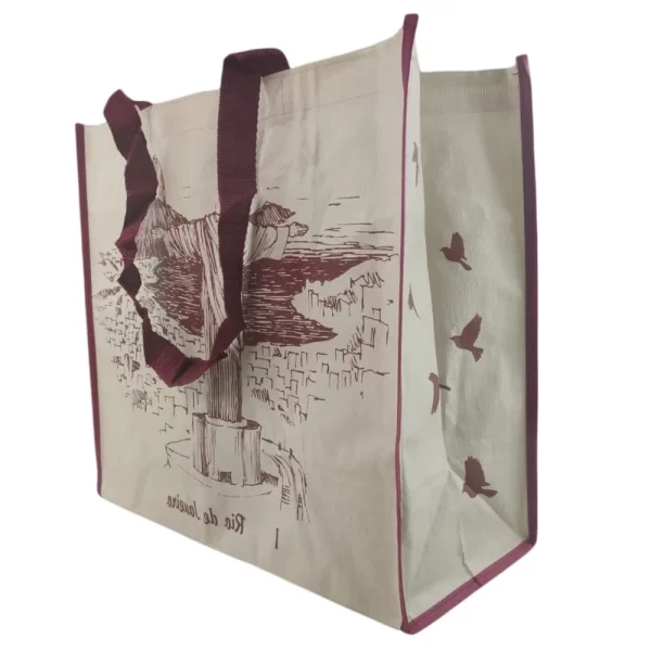 Bolsa Ecobag Sacola de Ombro Reutilizavel Ecologica Dobravel - Imagem 5