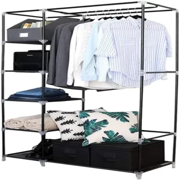 Gabinete Organizador de Roupas com 2 Portas - Imagem 3