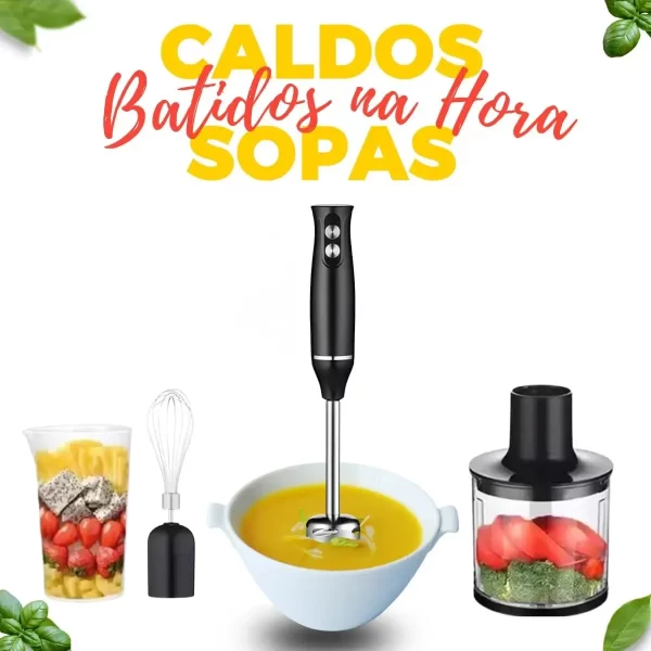 Poderoso Vertical Turbo Chef Mixer, 500W, 4 em 1, para Whey Beverage, Sorvete e Sucos, 110V - Imagem 4