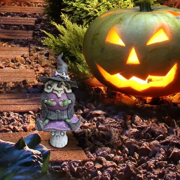 Halloween Resina Bruxa Figurinhas - Imagem 4