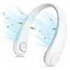 Portátil Recarregável Neck Fan, 3 Velocidades De Ar E Ventilação