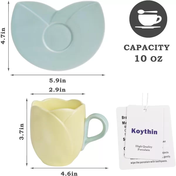 Ceramic Tulip Cup Set - Imagem 2