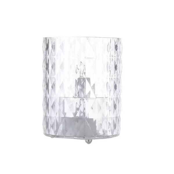 12 Vela Led com Suporte Castiçal Luminária Decoração Sem Fio - Imagem 2