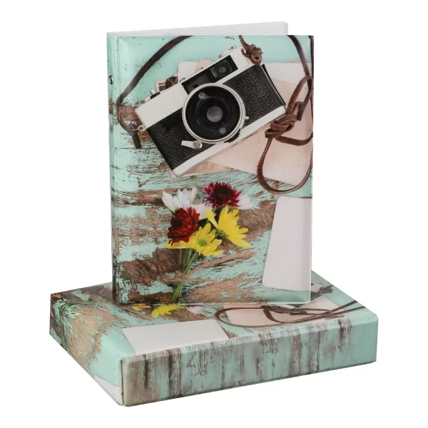 Álbum 40 Fotos 15X21 Luva Câmera e Flores - Imagem 2