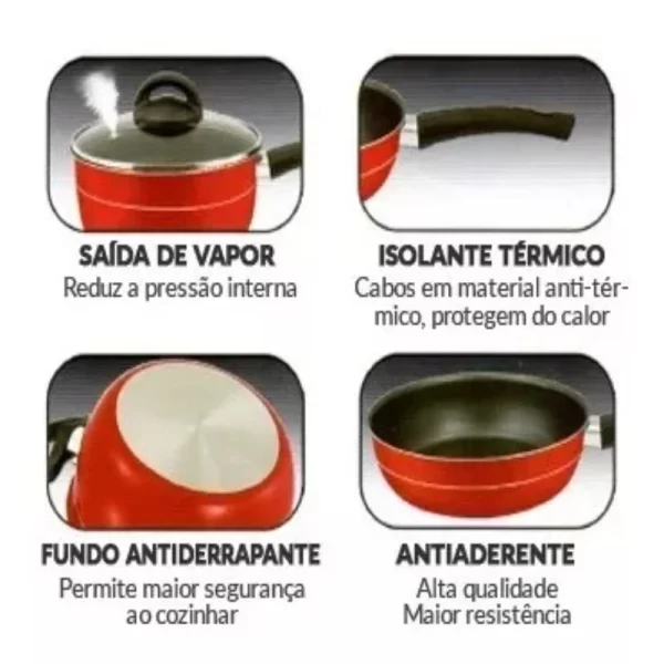 Panelas e Fritadeiras de Cozinha Japonesa Antiaderentes - Imagem 2