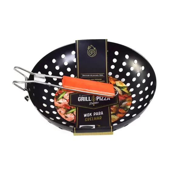 Panela Wok com Cabo Grelha - Imagem 5