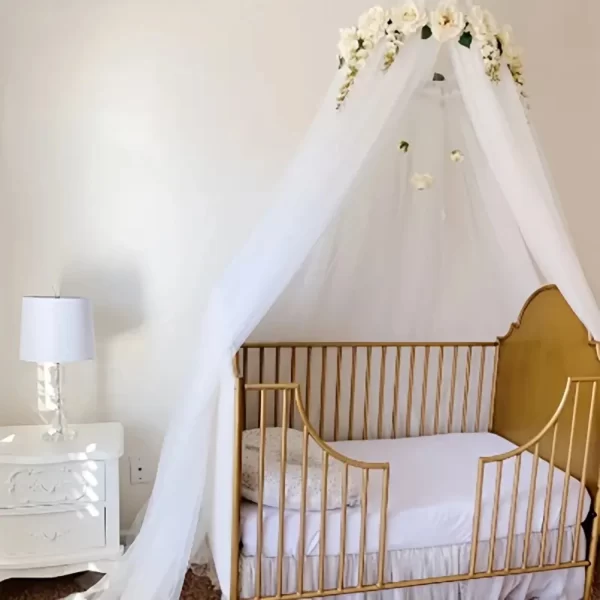 Mosquiteiro Estilo Princesa para Cama de Bebê - Imagem 2
