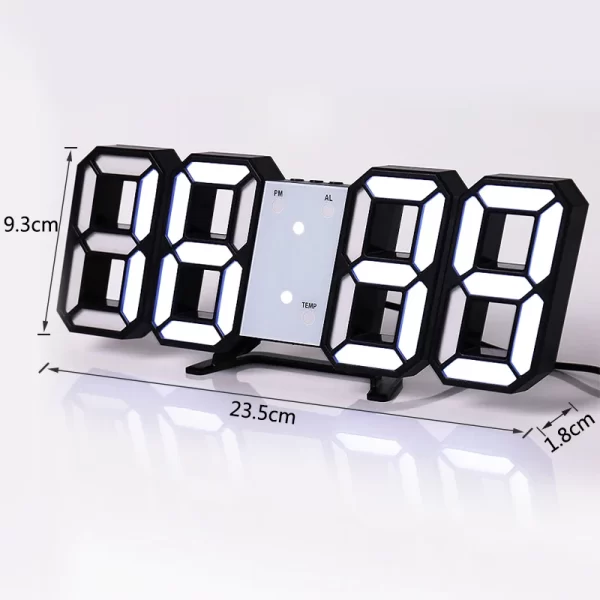 Relógios de Parede Digitais LED Ajustáveis - Imagem 5