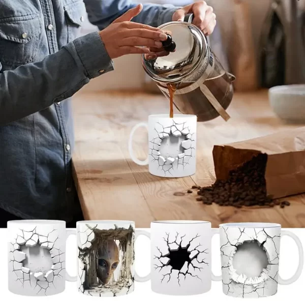 Caneca de Cerâmica Artístico 350ml - Imagem 2