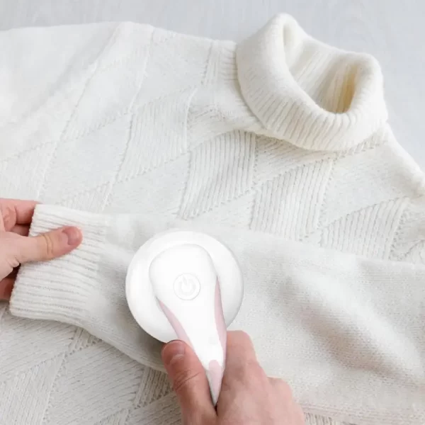 Removedor De Fiapos Elétrico Recarregável, Aparador De Camisola Com Grande Lixeira - Imagem 3