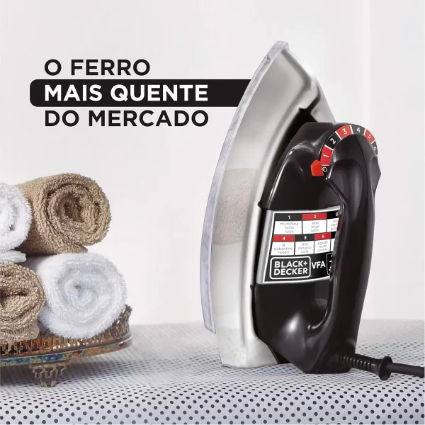 Ferros Vfa1110xm6, Acessórios Ferro Preto, Metálico, 220v - Imagem 3