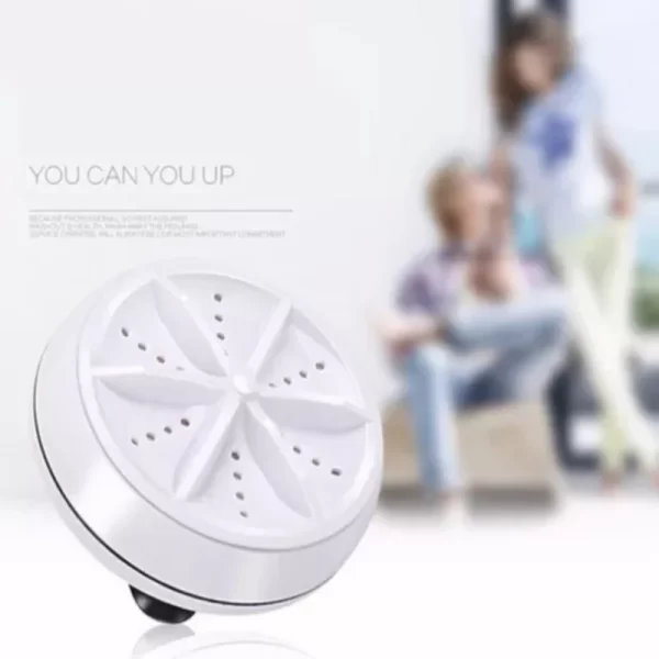 Mini Máquina de Lavar Portátil Ultrassônica USB - Imagem 2