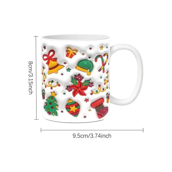 Caneca De Natal De Cerâmica Com Alça - Imagem 6