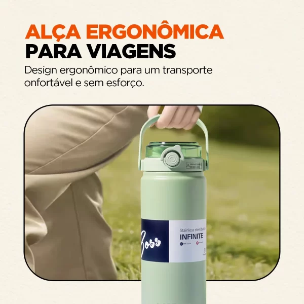 MODUS Garrafa Thermo a Vácuo - Frio e Quente - 1200ML - Imagem 4