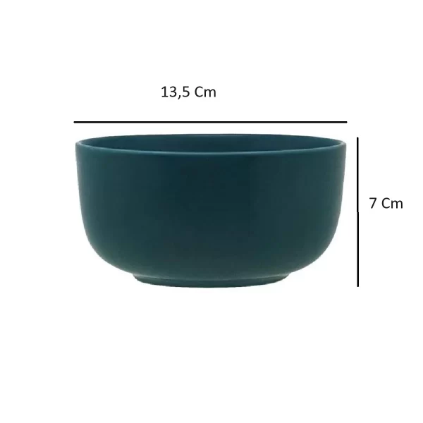Bowl De Cerâmica Fosca Azul 340 Ml - Imagem 2