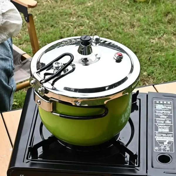Panela De Pressão De Aço Inoxidável, Camping Car RV Viagem - Imagem 2
