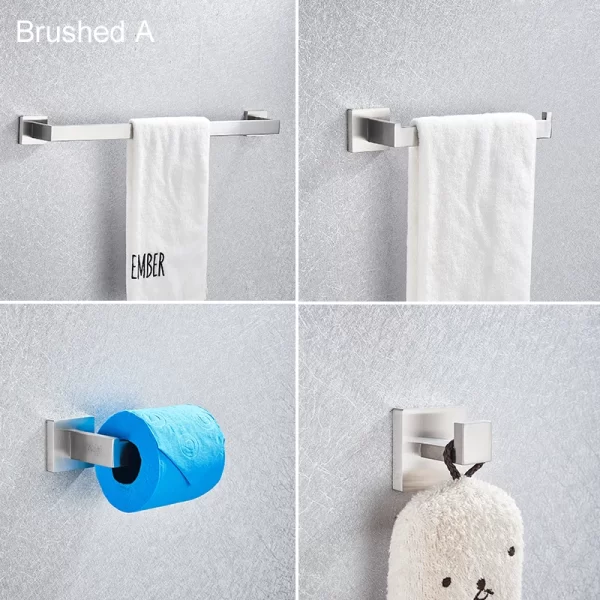 Suporte para Banheiro de Parede em Aço Inoxidável - Imagem 3
